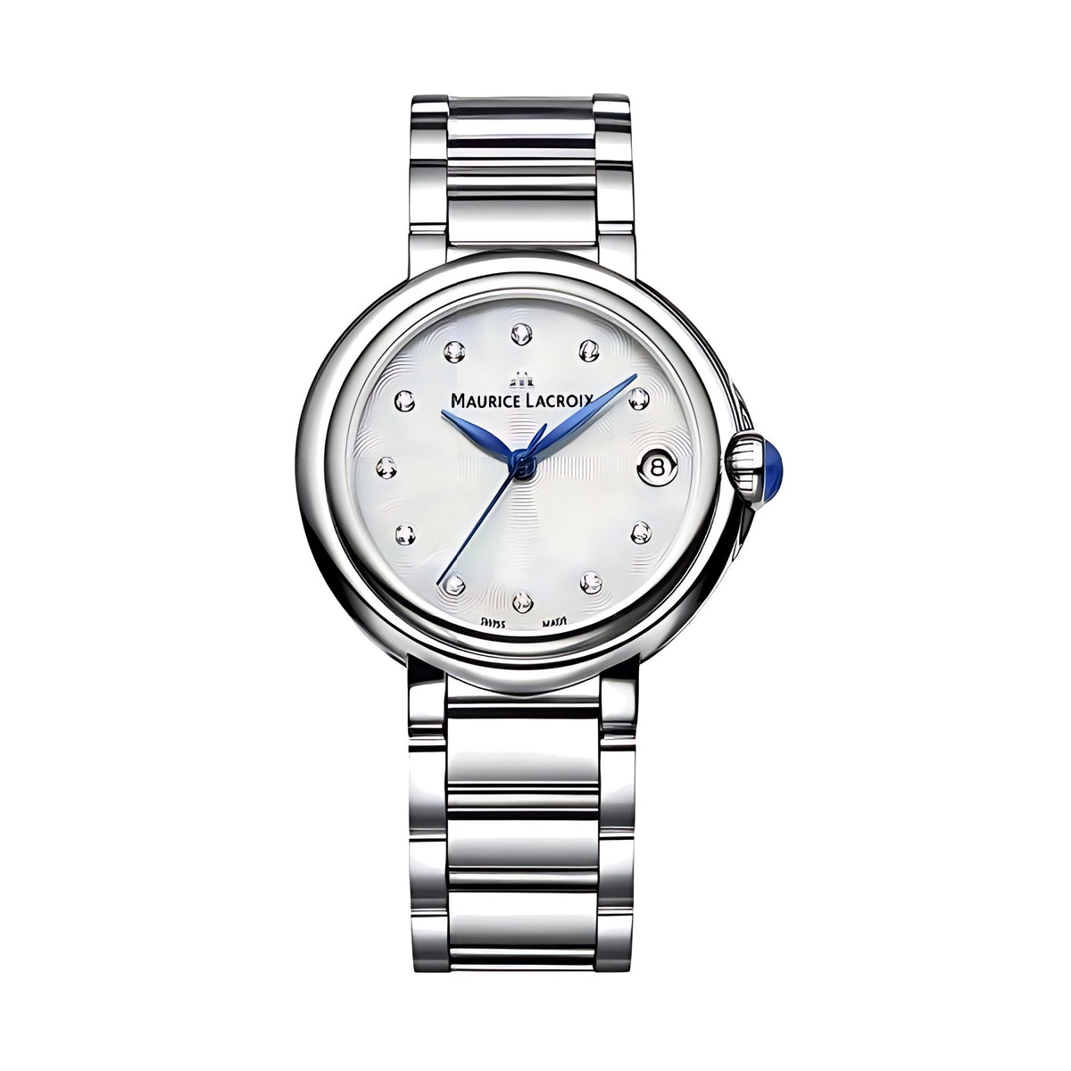 Maurice Lacroix FIABA Date 32 mm Perlmutt Diamanten FA1004-SS002-170-1 Hauptbild