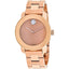 Movado Bold Damenuhr roségold Edelstahl