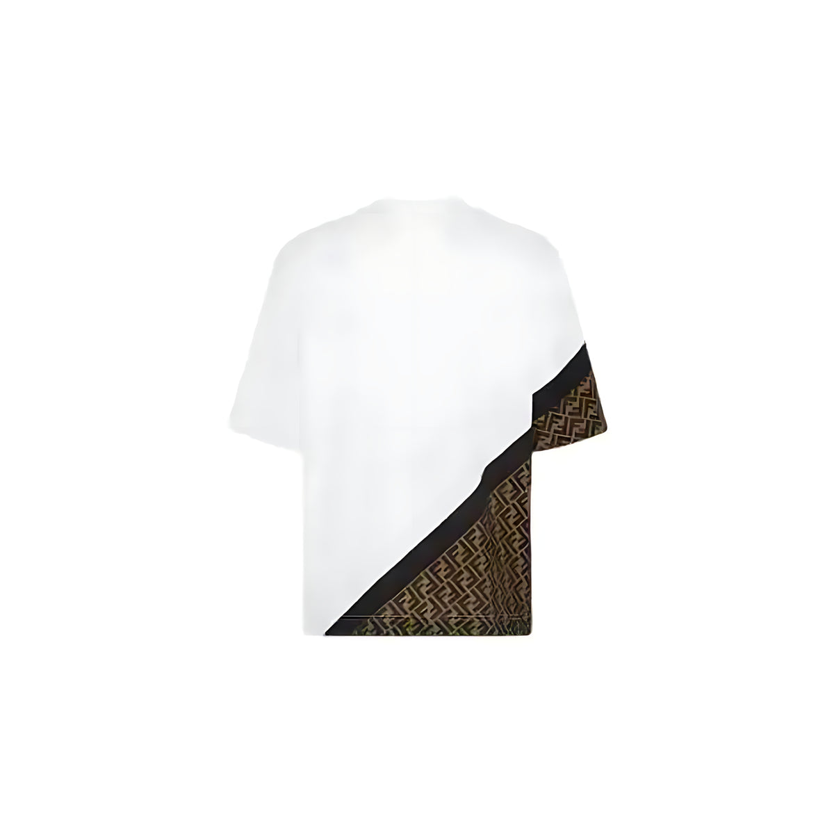 Fendi Diagonal T-Shirt Weiß Herren