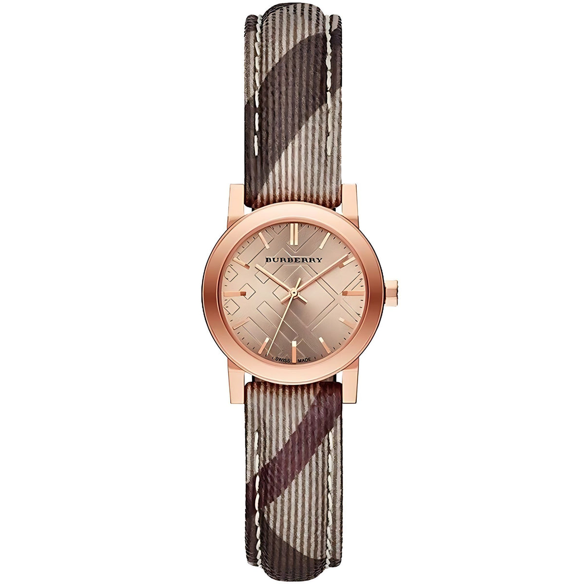 Burberry The City Damenuhr silber beige