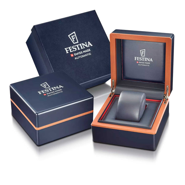 Festina Swiss Made Herrenautomatikuhr Rivé Sq F20070/1