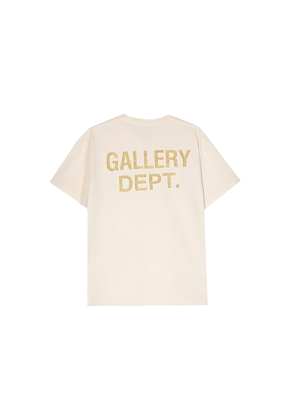 Gallery Dept. Breaking News Logo T-Shirt Beige Unisex