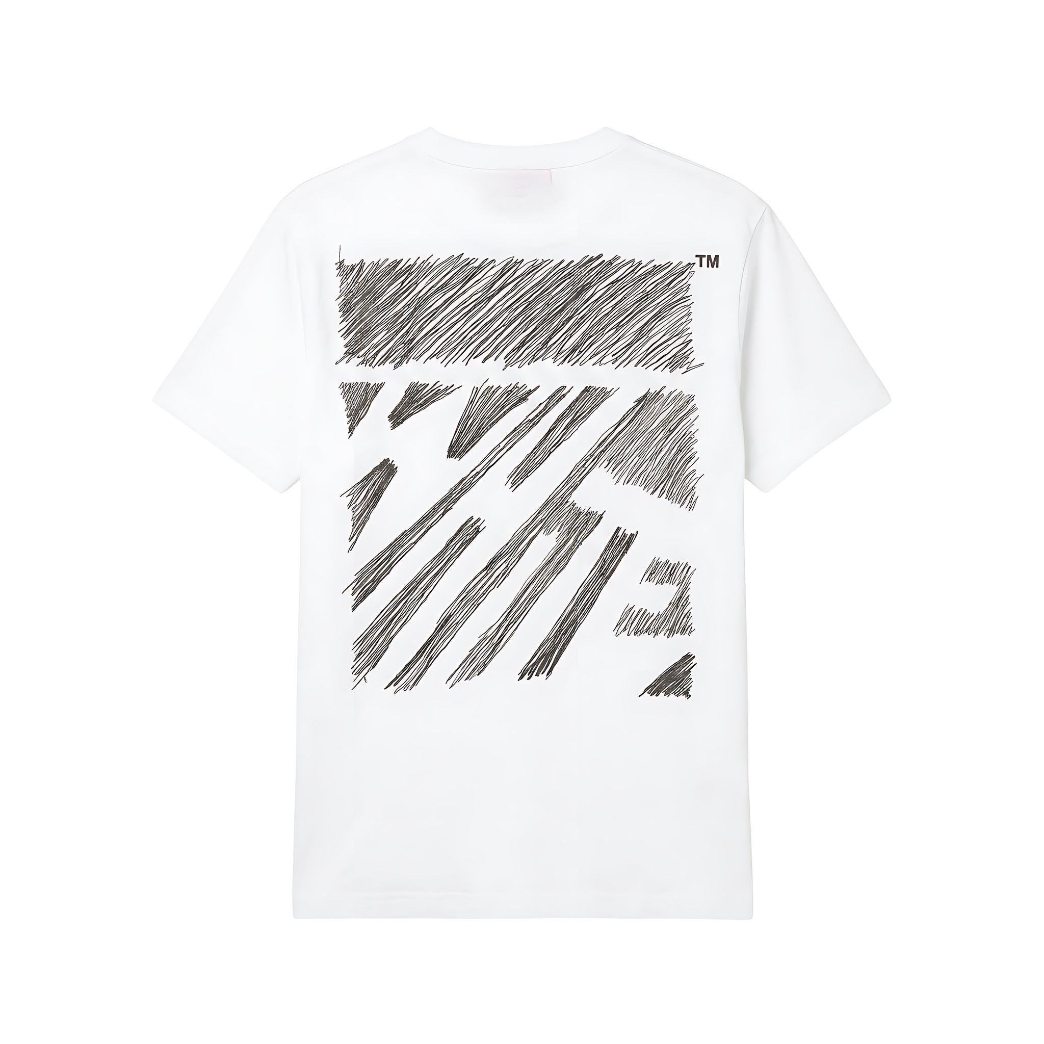 Off-White Scribble Diagram Slim Tee White Black Zweitbild