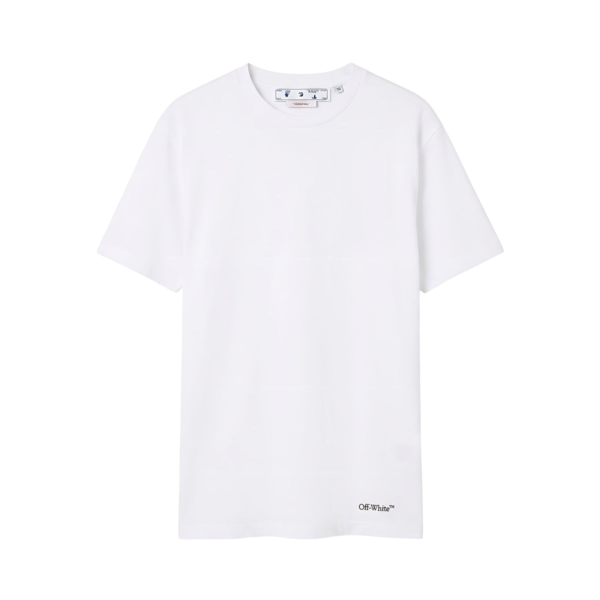 Off-White Scribble Diagram Slim Tee White Black