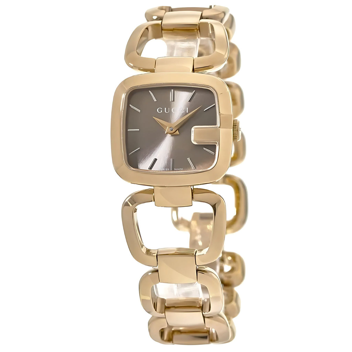 Gucci G-Gucci Damenuhr aus Edelstahl gold Hauptbild