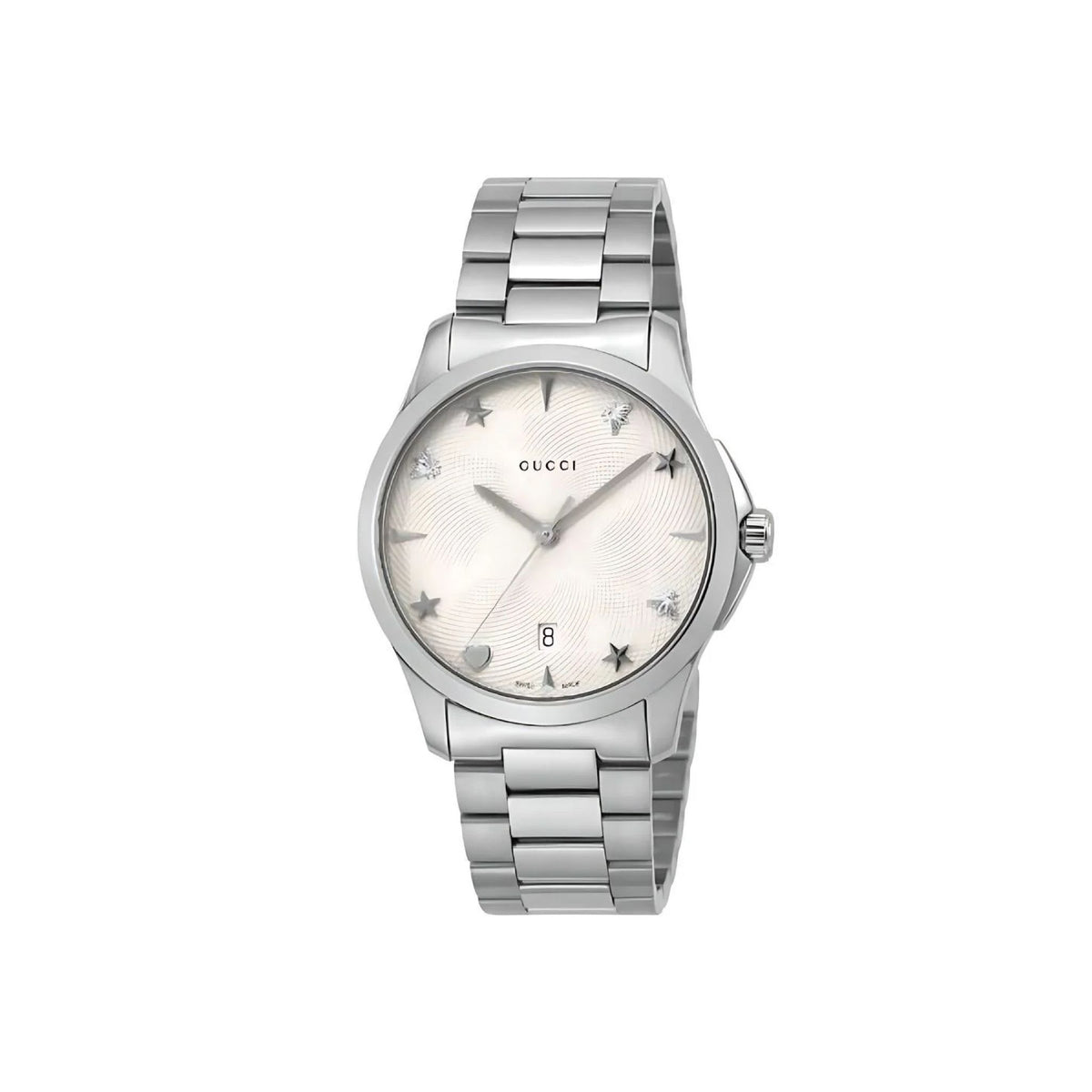 Gucci G-Timeless Damenuhr Edelstahl silber