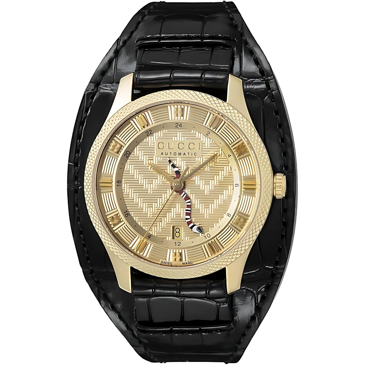 Gucci G-Timeless Eryx GMT Herrenuhr aus Edelstahl YA126342 Hauptbild