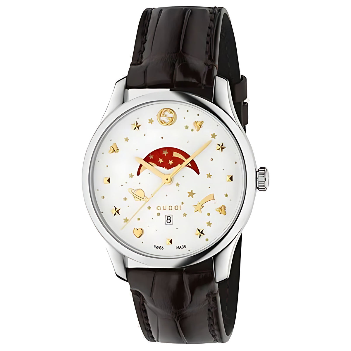 Gucci G-Timeless Herrenuhr aus Edelstahl Model YA126325