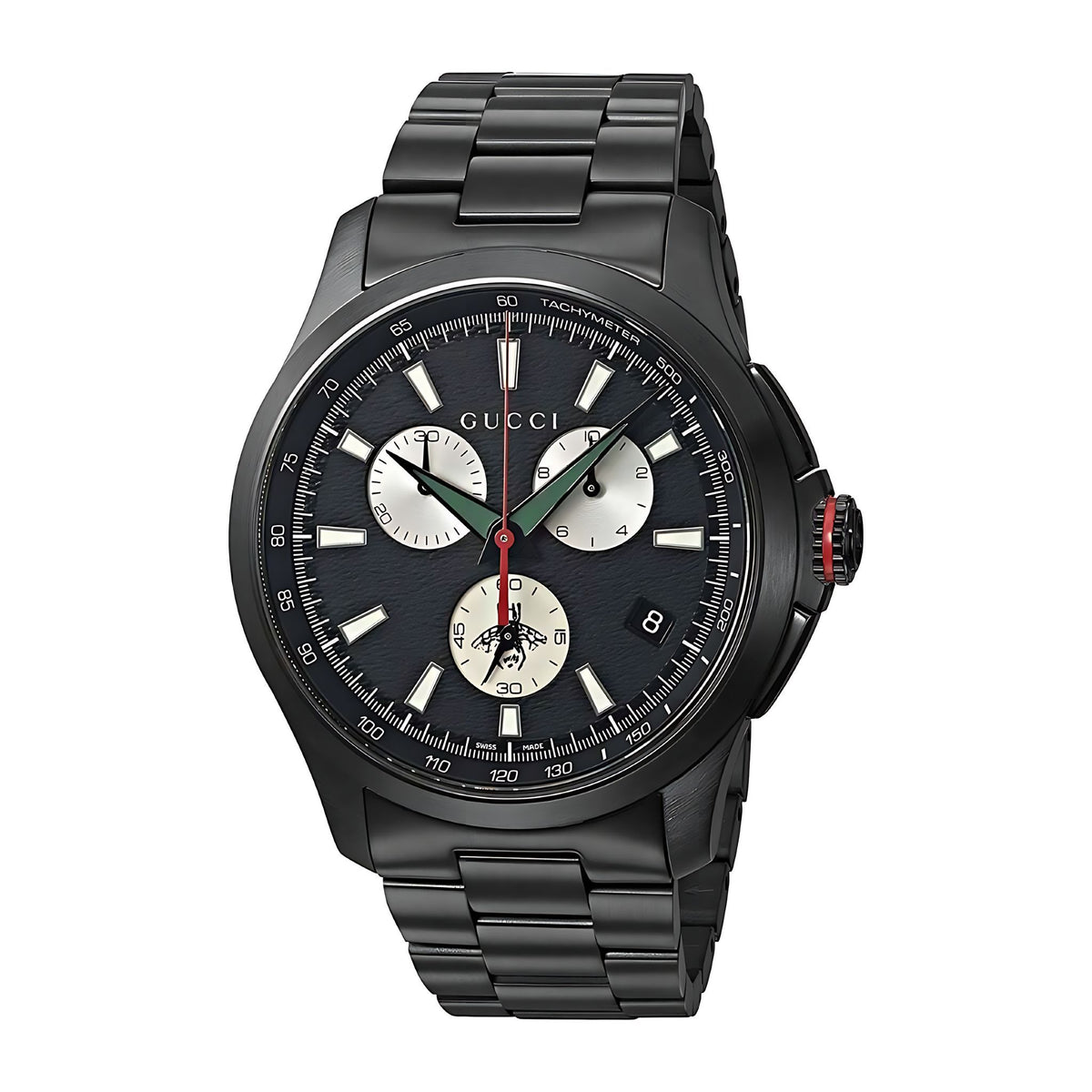 Gucci G-Timeless Herrenuhr aus Edelstahl Model YA126268