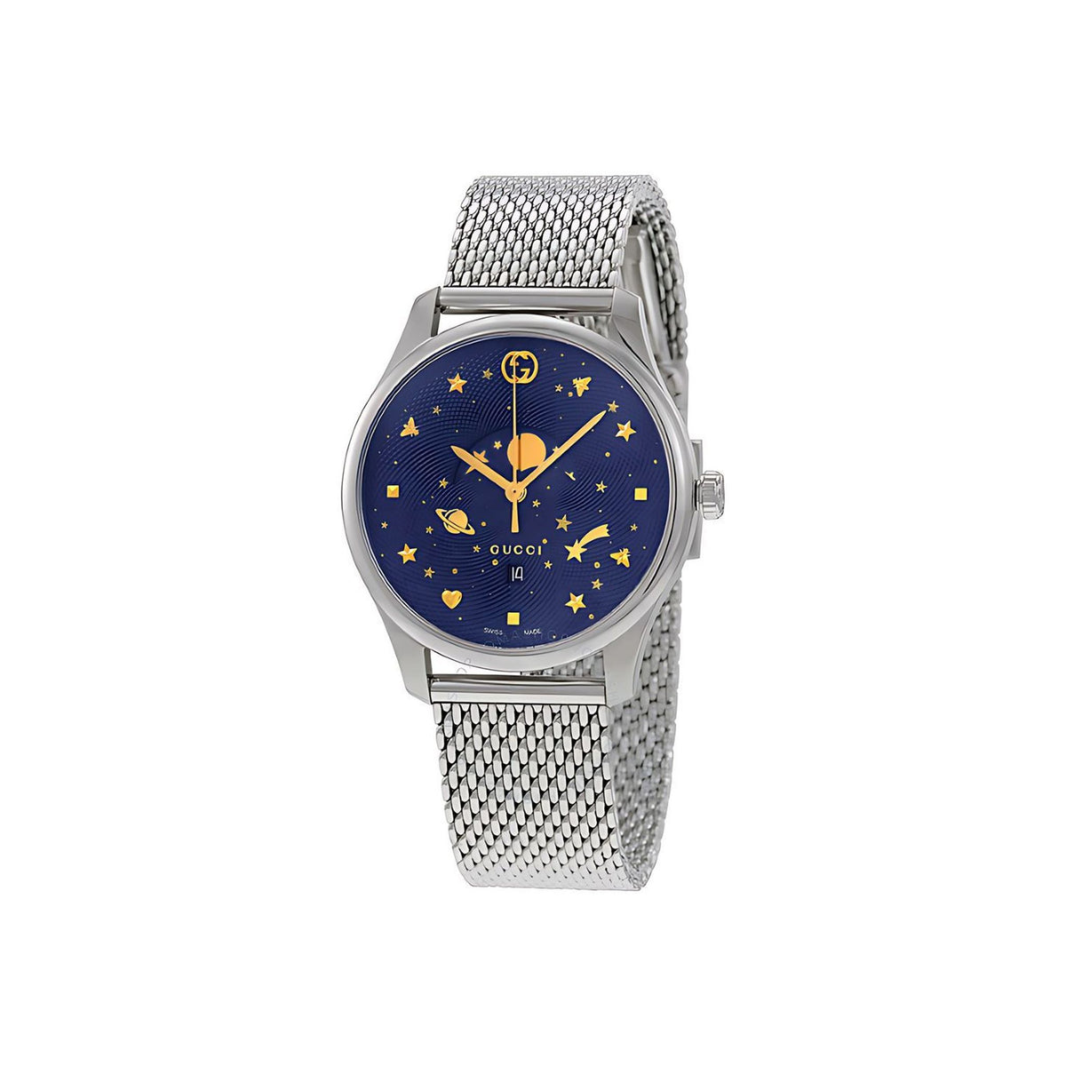 Gucci G-Timeless Herrenuhr aus Edelstahl Model YA126328