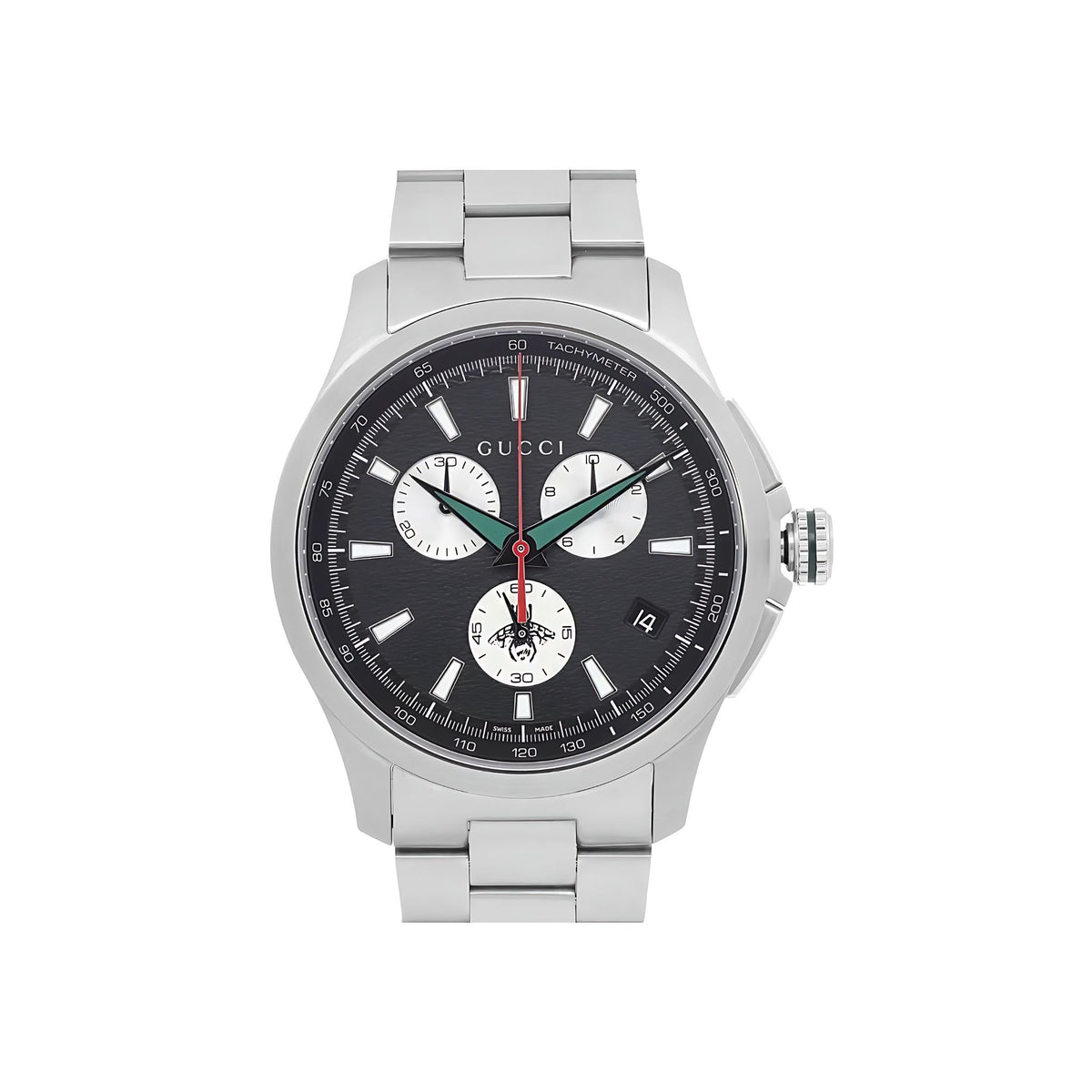 Gucci G-Timeless Herrenuhr aus Edelstahl Model YA126267