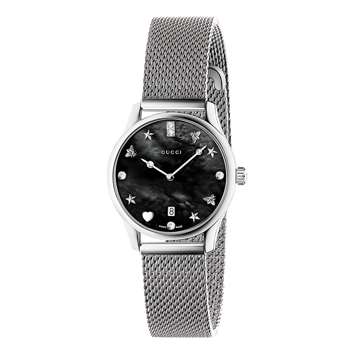 Gucci G-Timeless Damenuhr Edelstahl silber grau Hauptbild