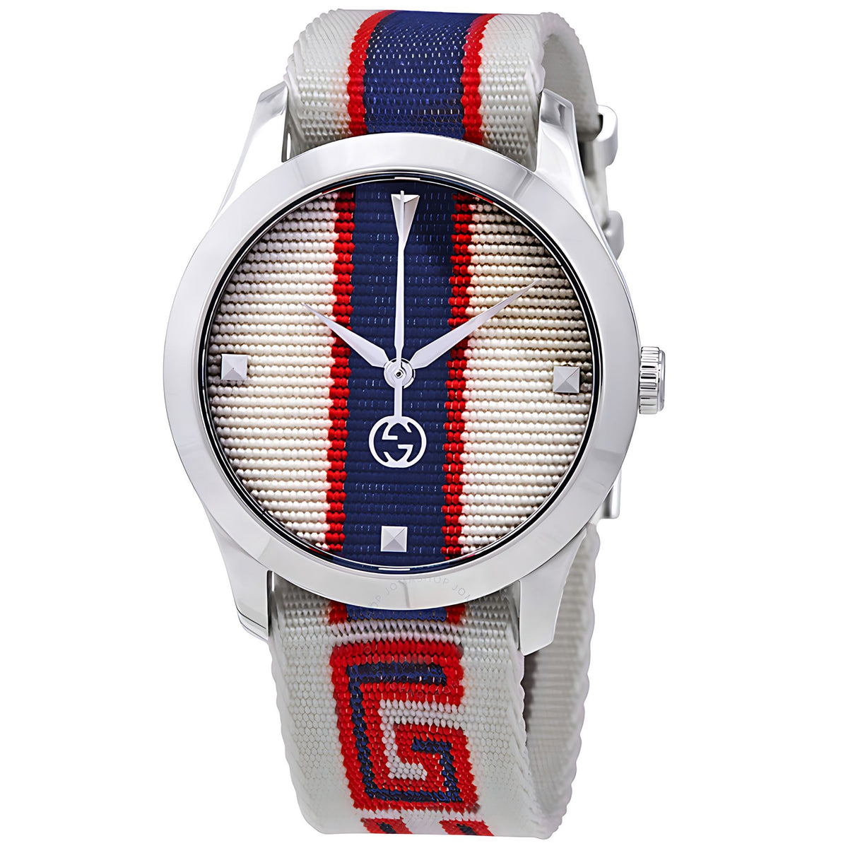 Gucci G-Timeless Herrenuhr aus Edelstahl Model YA1264071