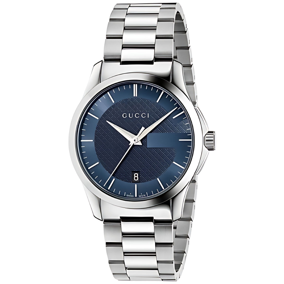 Gucci G-Timeless Herrenuhr aus Edelstahl Model YA126440