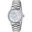 Gucci G-Timeless Herrenuhr aus Edelstahl mit Perlmutt Ziffernblatt Model YA126444