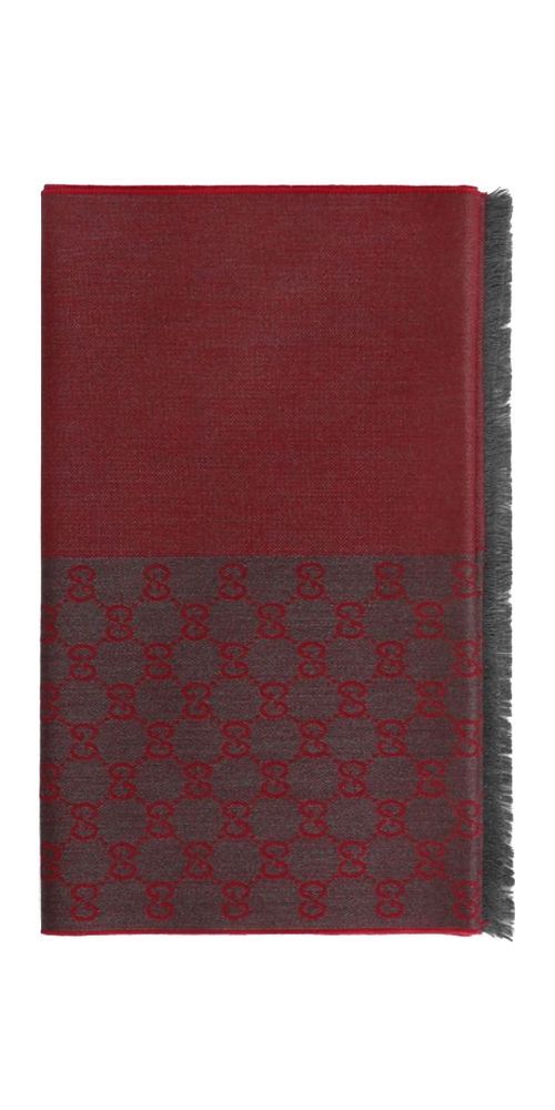 Gucci Schal Bordeauxrot
