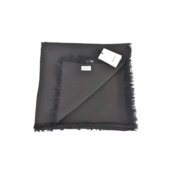 Gucci Schal Tuch GG Guccissima Muster Schwarz