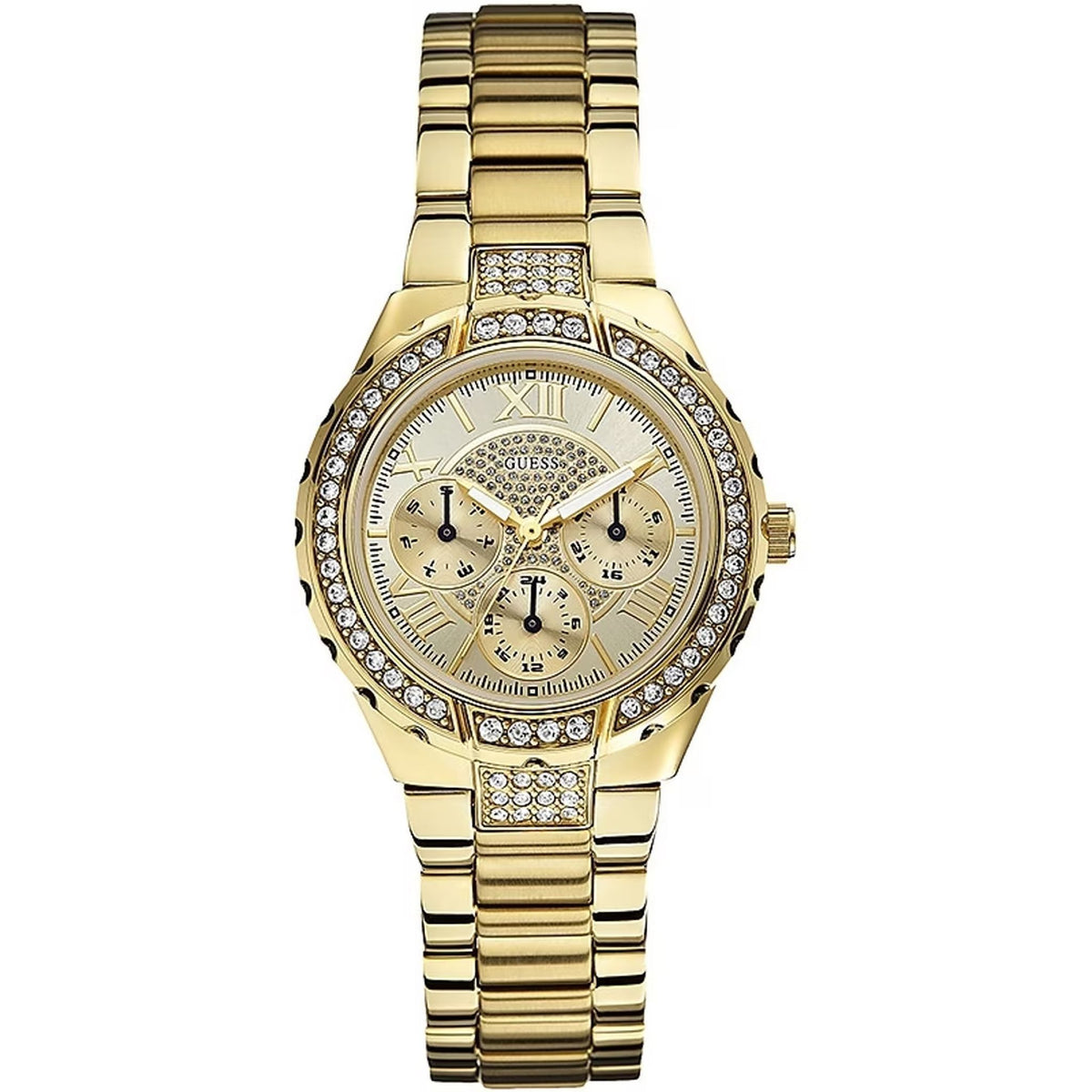 Guess Viva Damenuhr gold Edelstahl