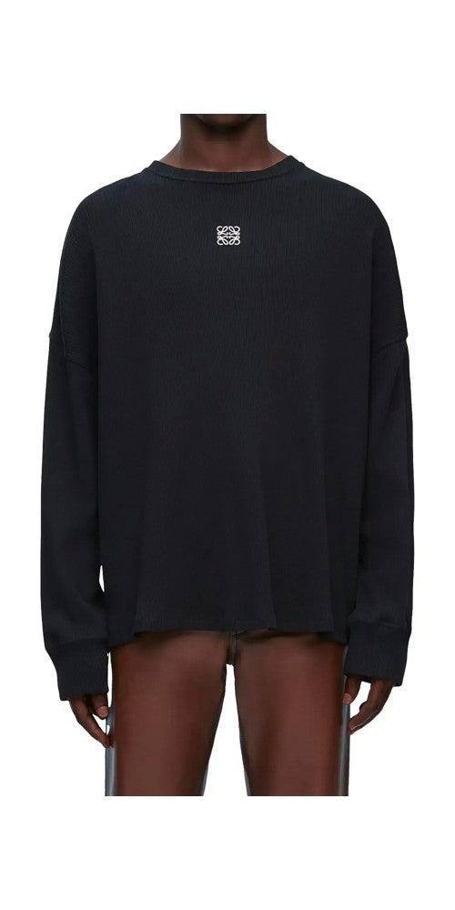 Loewe Oversize Langarm T-Shirt schwarz Zweitbild