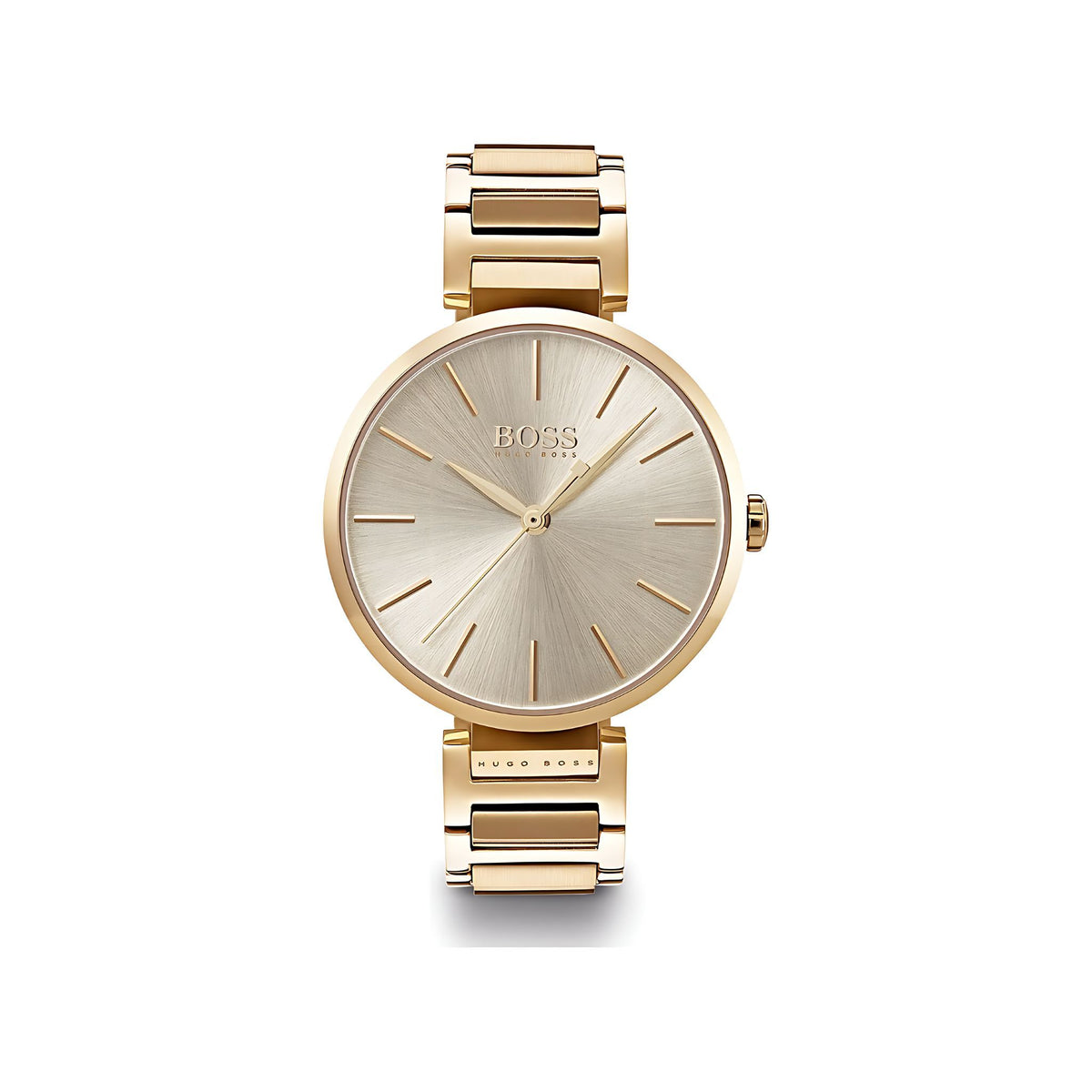 Hugo Boss Damenuhr Edelstahl gold