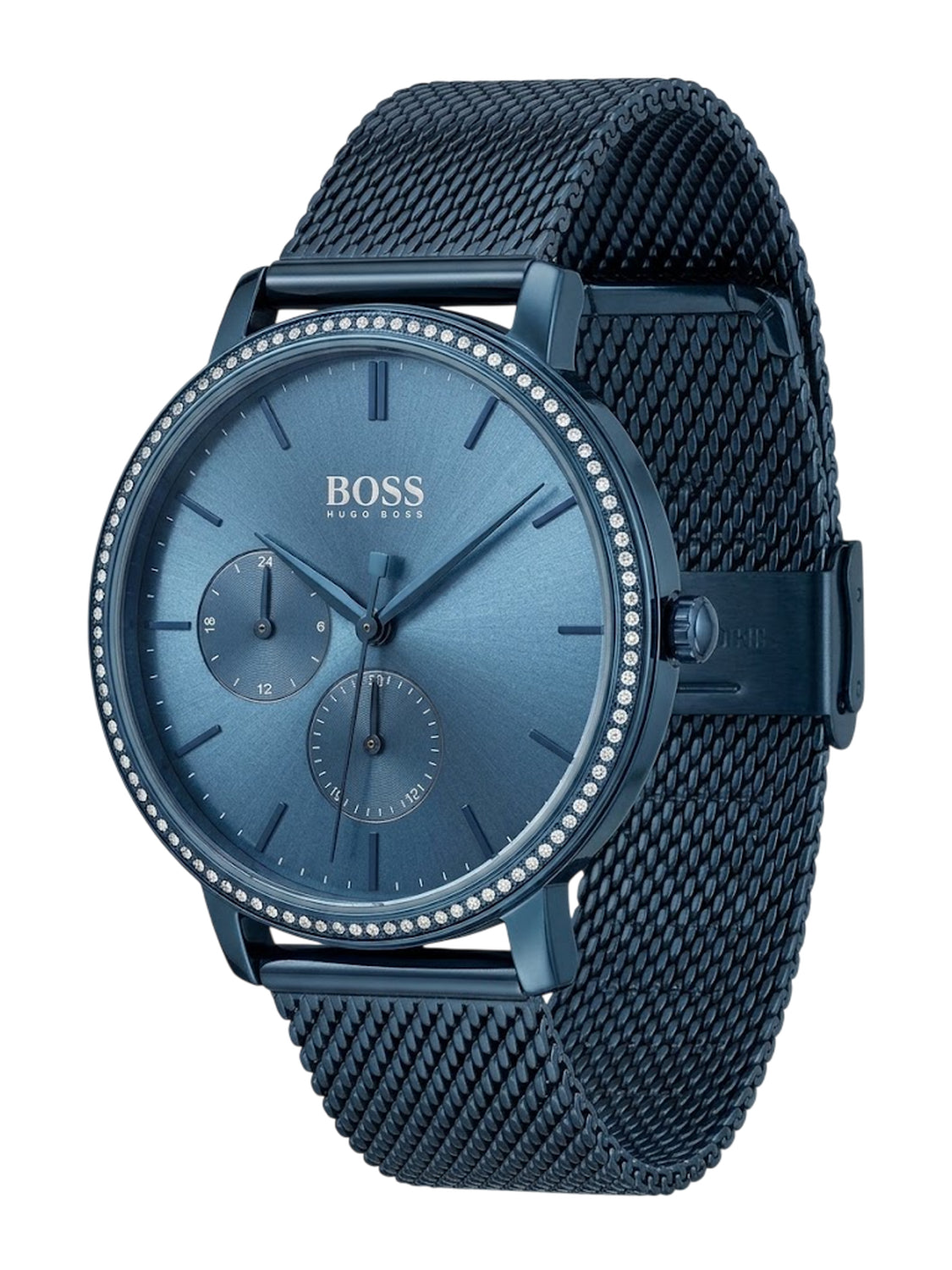 Hugo Boss Infinity Damenuhr HB1502518 Blau Edelstahl Hauptbild