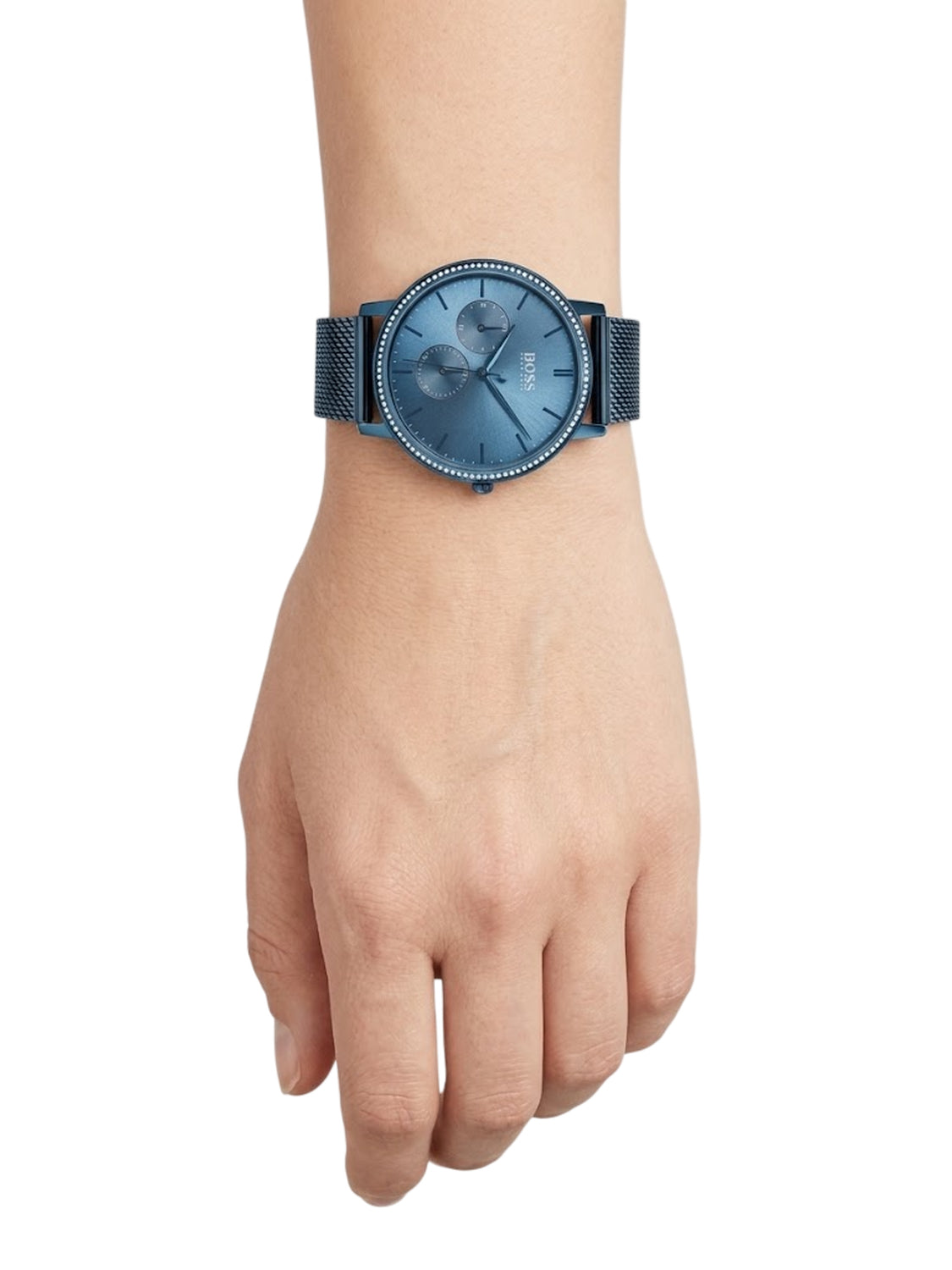 Hugo Boss Infinity Damenuhr HB1502518 Blau Edelstahl Zweitbild