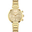 Hugo Boss Damenuhr Chronograph Edelstahl gold