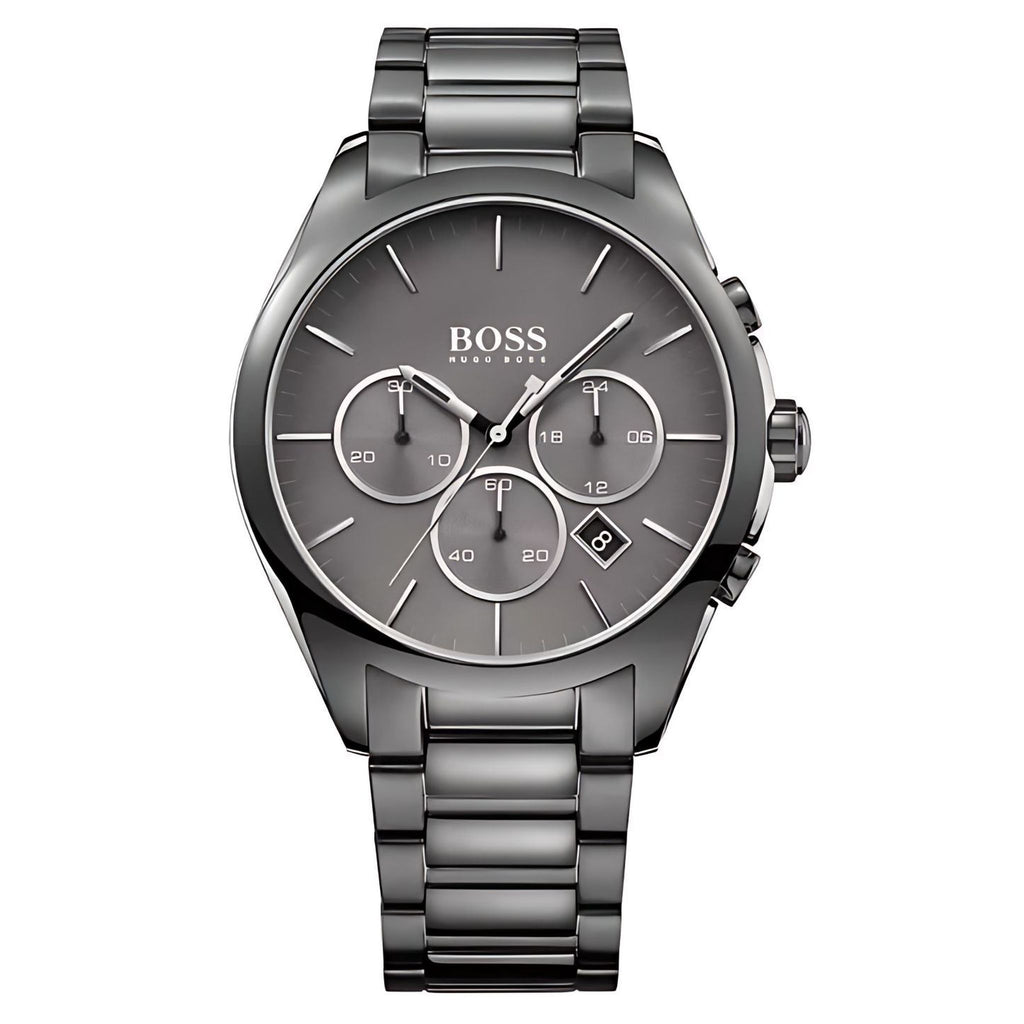 Hugo Boss Onyx Herrenuhr aus Edelstahl Model HB1513364