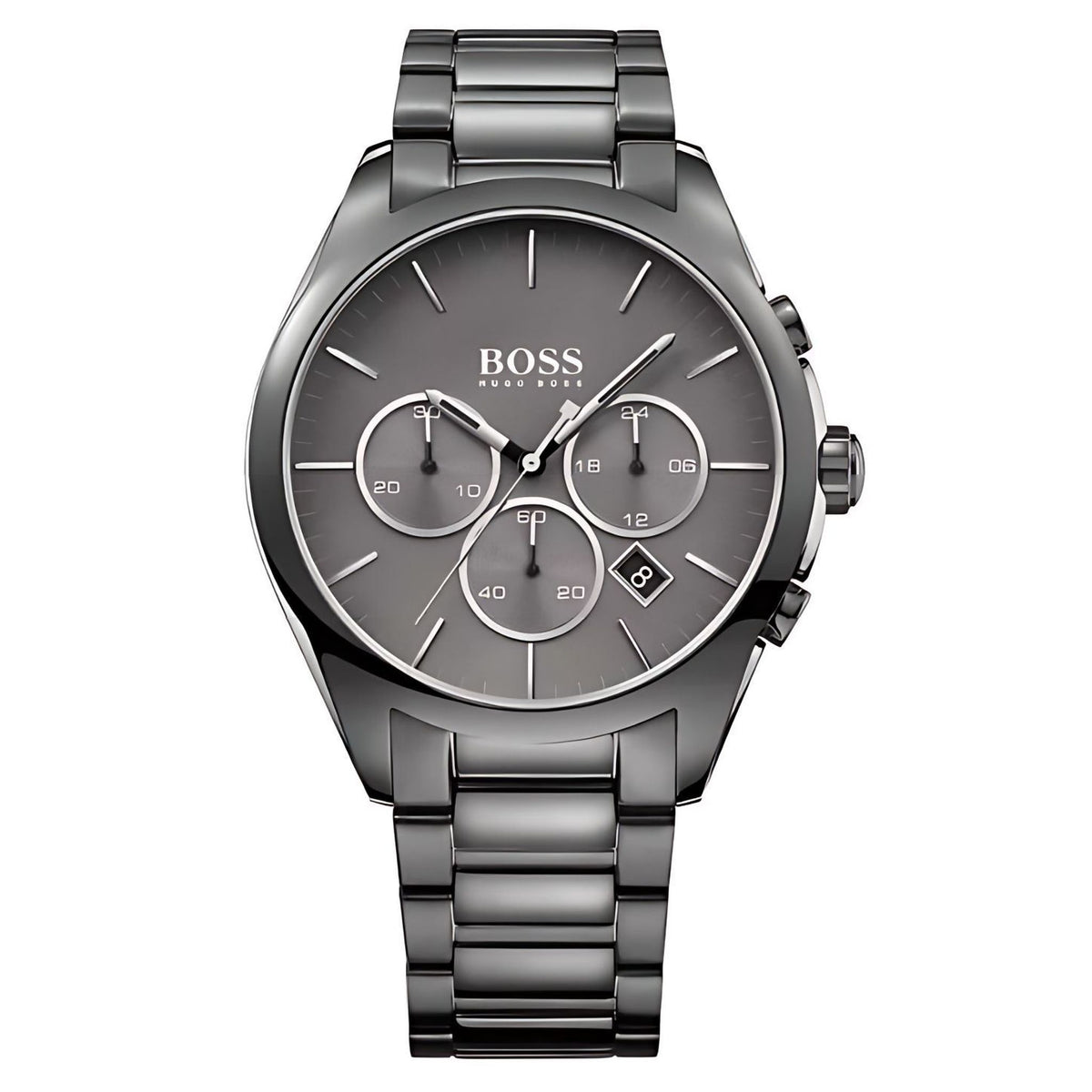 Hugo Boss Onyx Herrenuhr aus Edelstahl Model HB1513364