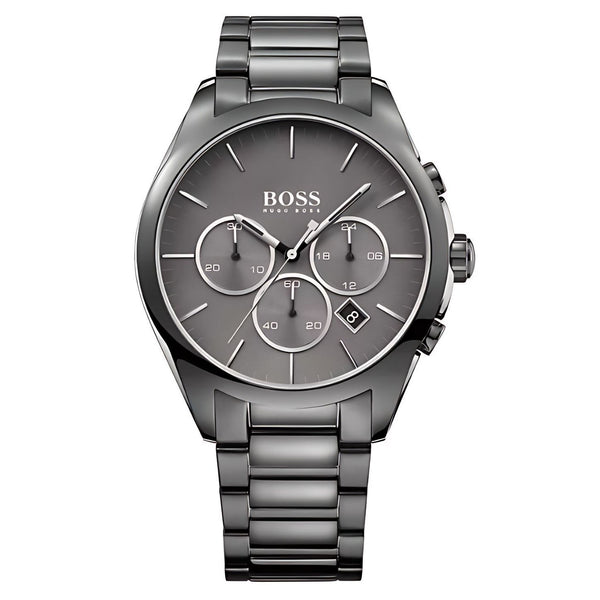 Hugo Boss Onyx Herrenuhr aus Edelstahl Model HB1513364