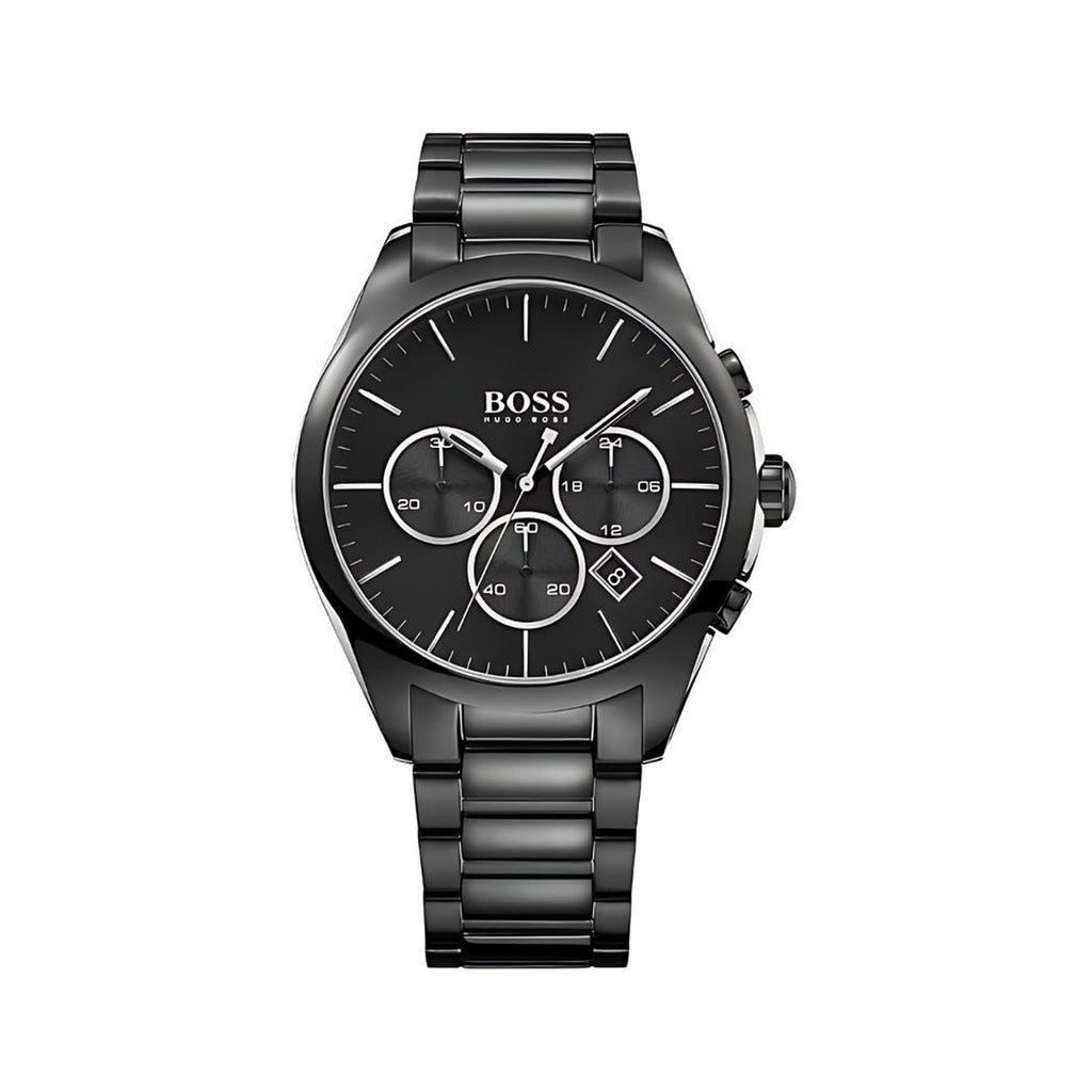 Hugo Boss Onyx Herrenuhr aus Edelstahl Model HB1513365