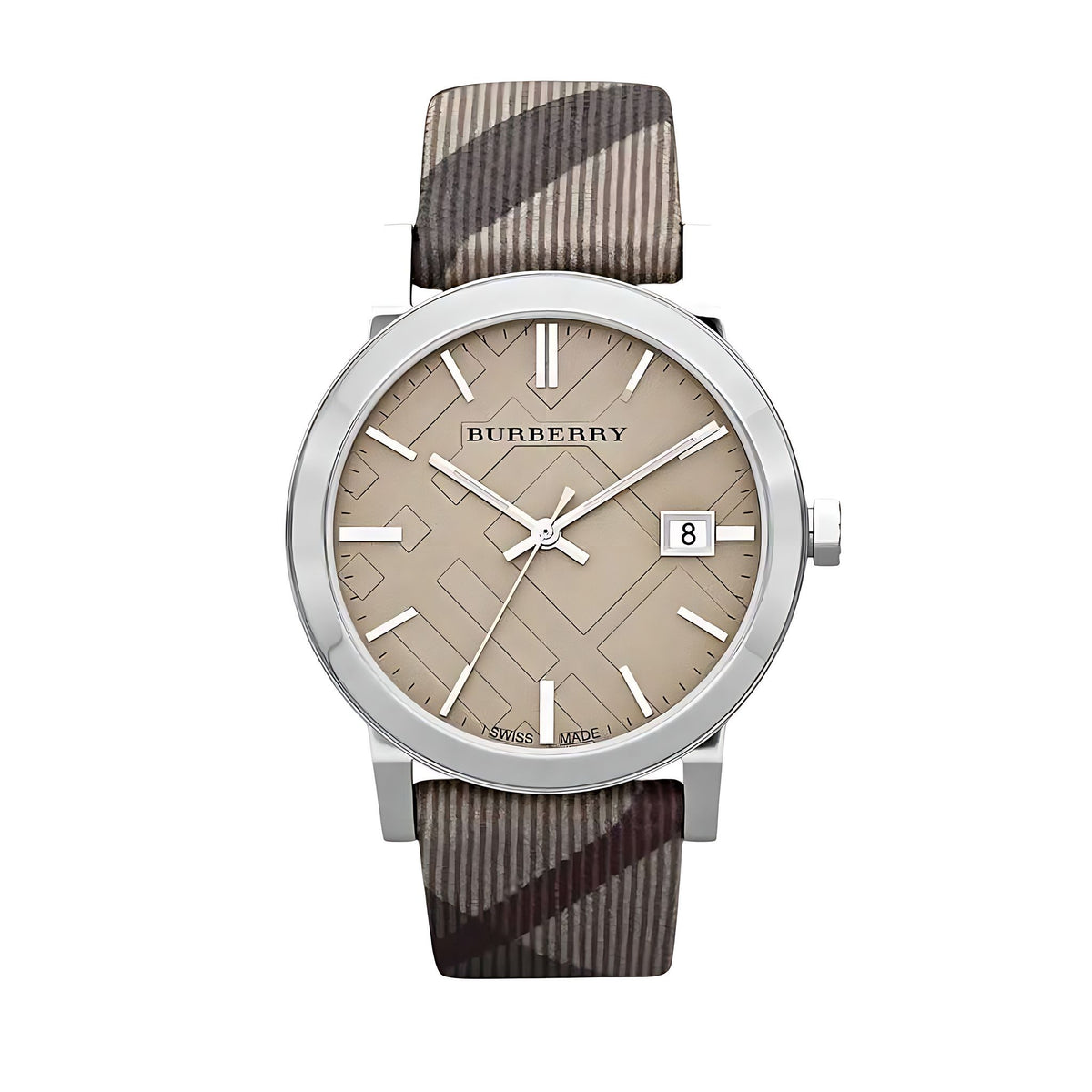 Burberry The City Damenuhr silber braun Hauptbild