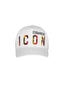 Dsquared2 Icon Sunset Baseball Cap aus Baumwolle Weiß
