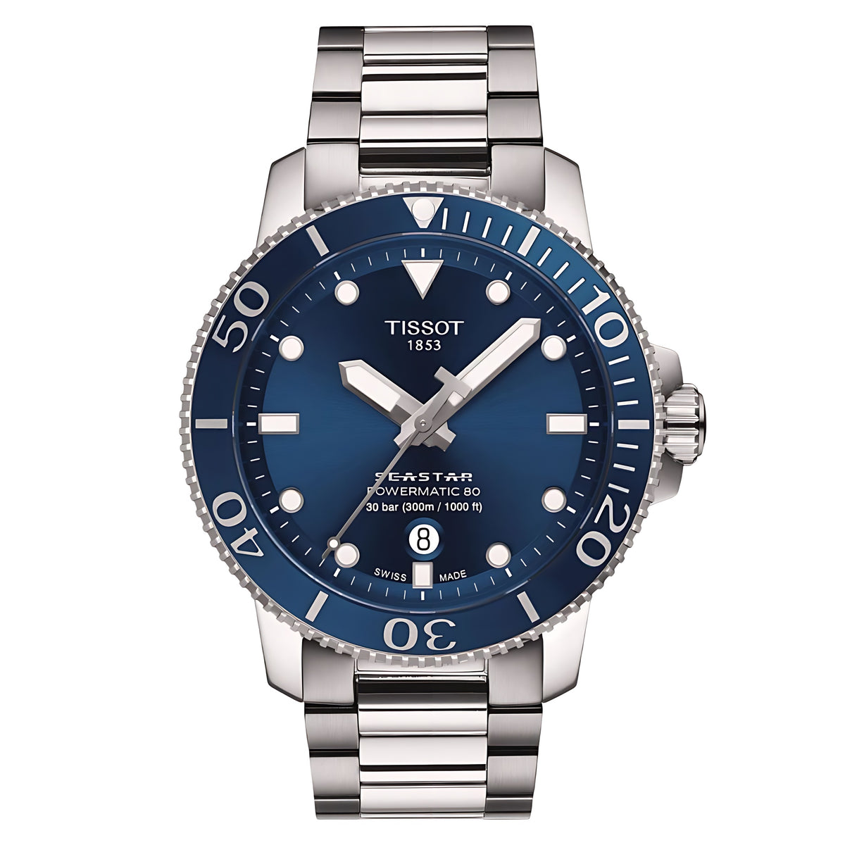 Tissot Seastar 1000 Powermatic 80 Blau Hauptbild