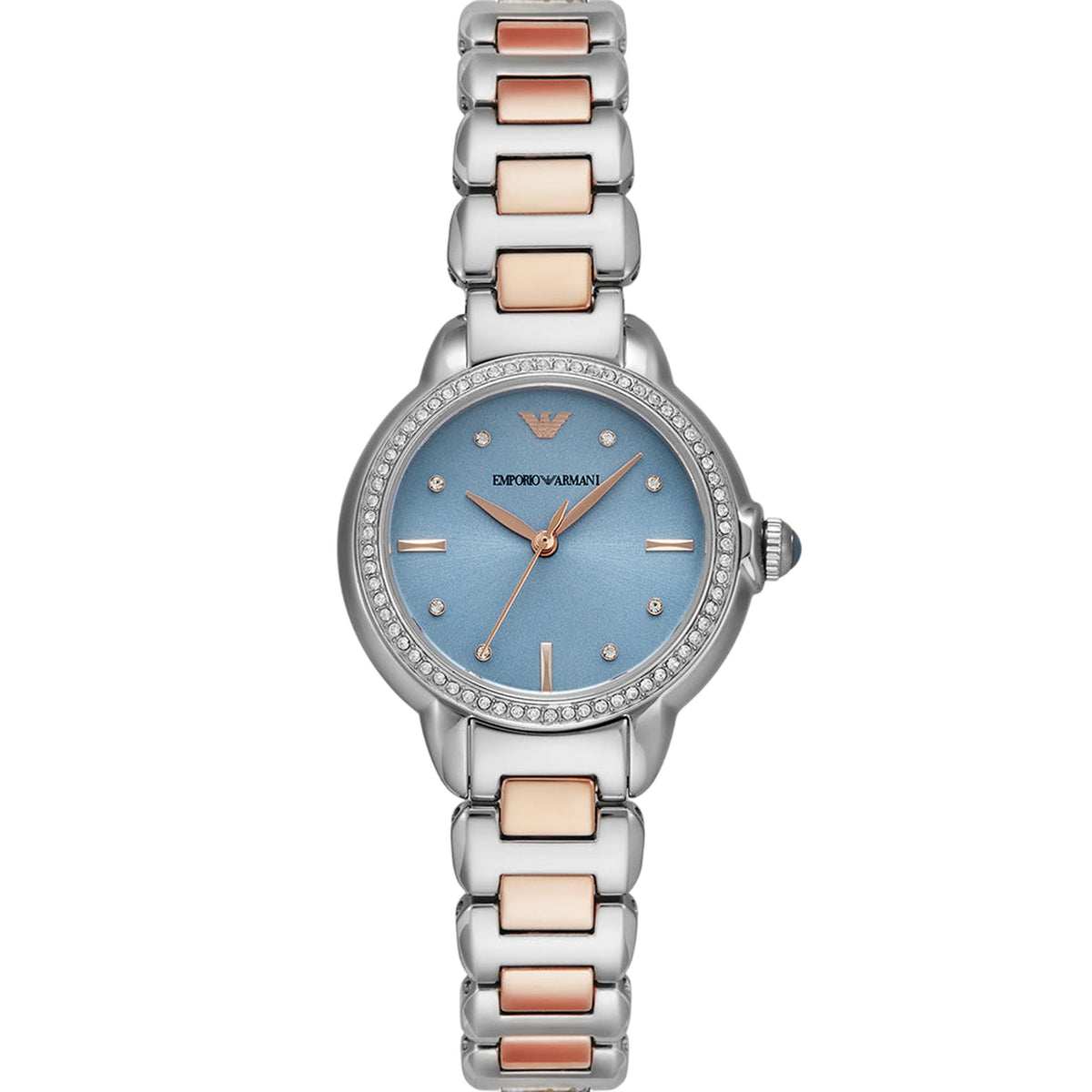 Emporio Armani Mia Quarzuhr Edelstahl Blau AR11597