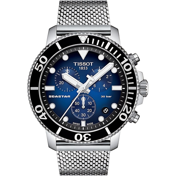 Tissot Seastar 1000 Chronograph Blau Edelstahl T120.417.11.041.02