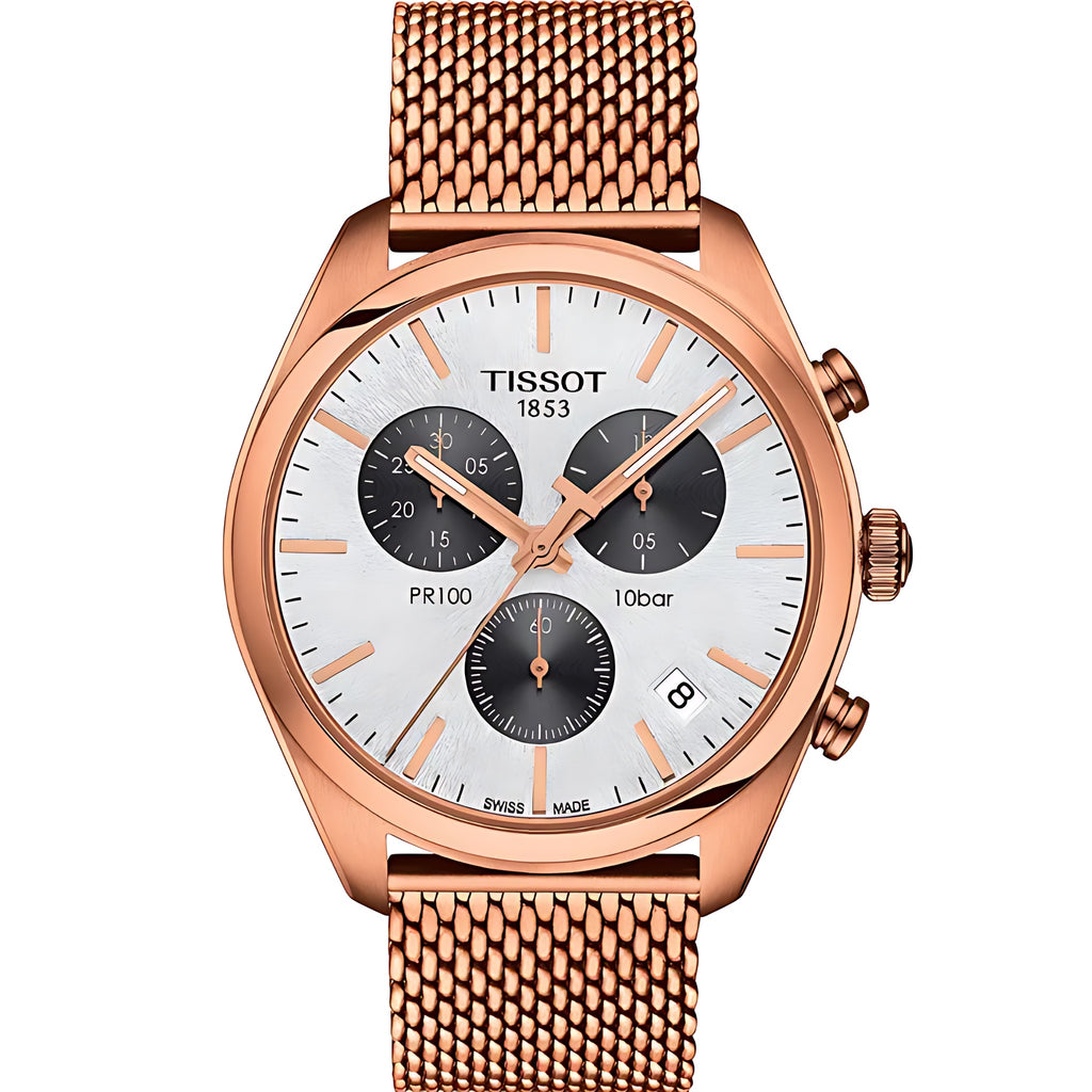 Tissot PRC 200 Chronograph Schwarz PVD Edelstahl T101.417.33.031.01