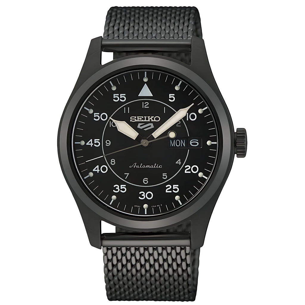 Seiko 5 Sports Field Automatik Schwarz Edelstahl SRPH25K1