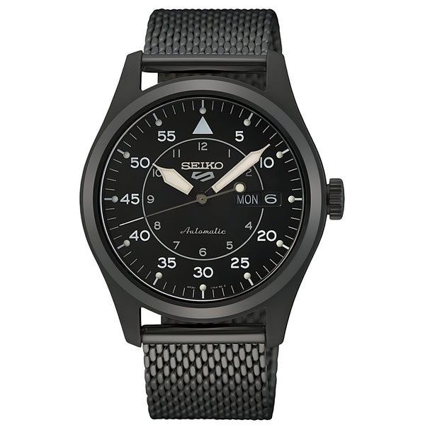 Seiko 5 Sports Field Automatik Schwarz Edelstahl SRPH25K1