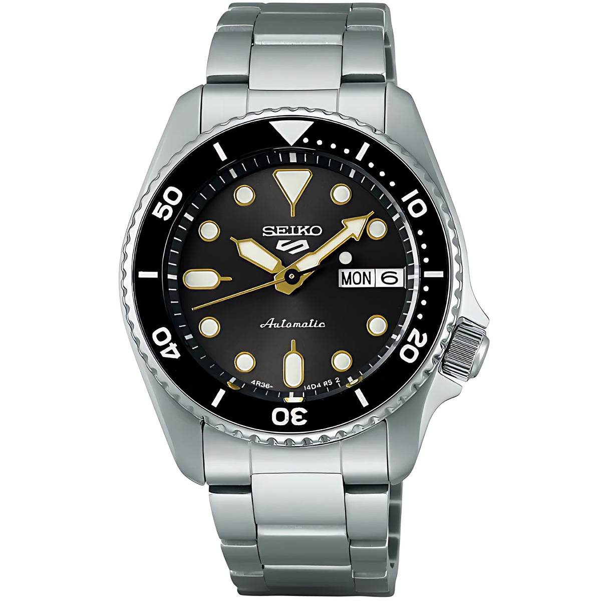 Seiko 5 Sports SKX Series Automatik Schwarz Gold Edelstahl SRPL79K1 Hauptbild