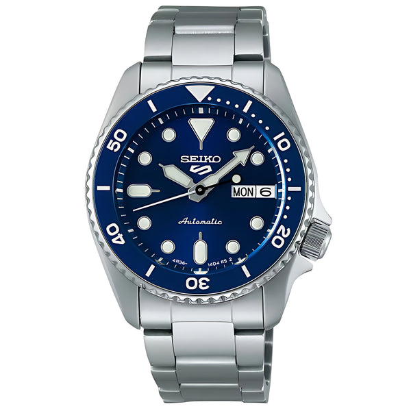 Seiko 5 Sports SKX Series Street Denim Automatik Blau Edelstahl SRPL77K1
