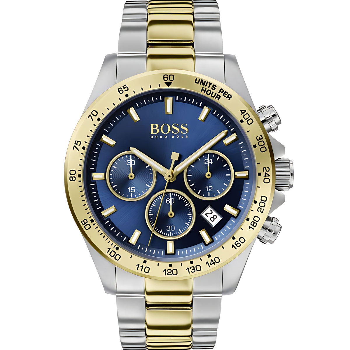 Hugo Boss Hero Chronograph Bicolor Edelstahl Blau HB1513767 Hauptbild