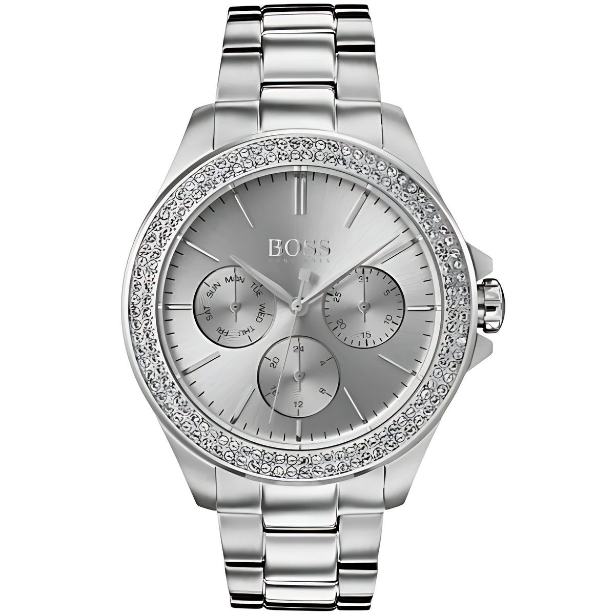 Hugo Boss Navigator Chronograph Silber Edelstahl HB1502442 Hauptbild