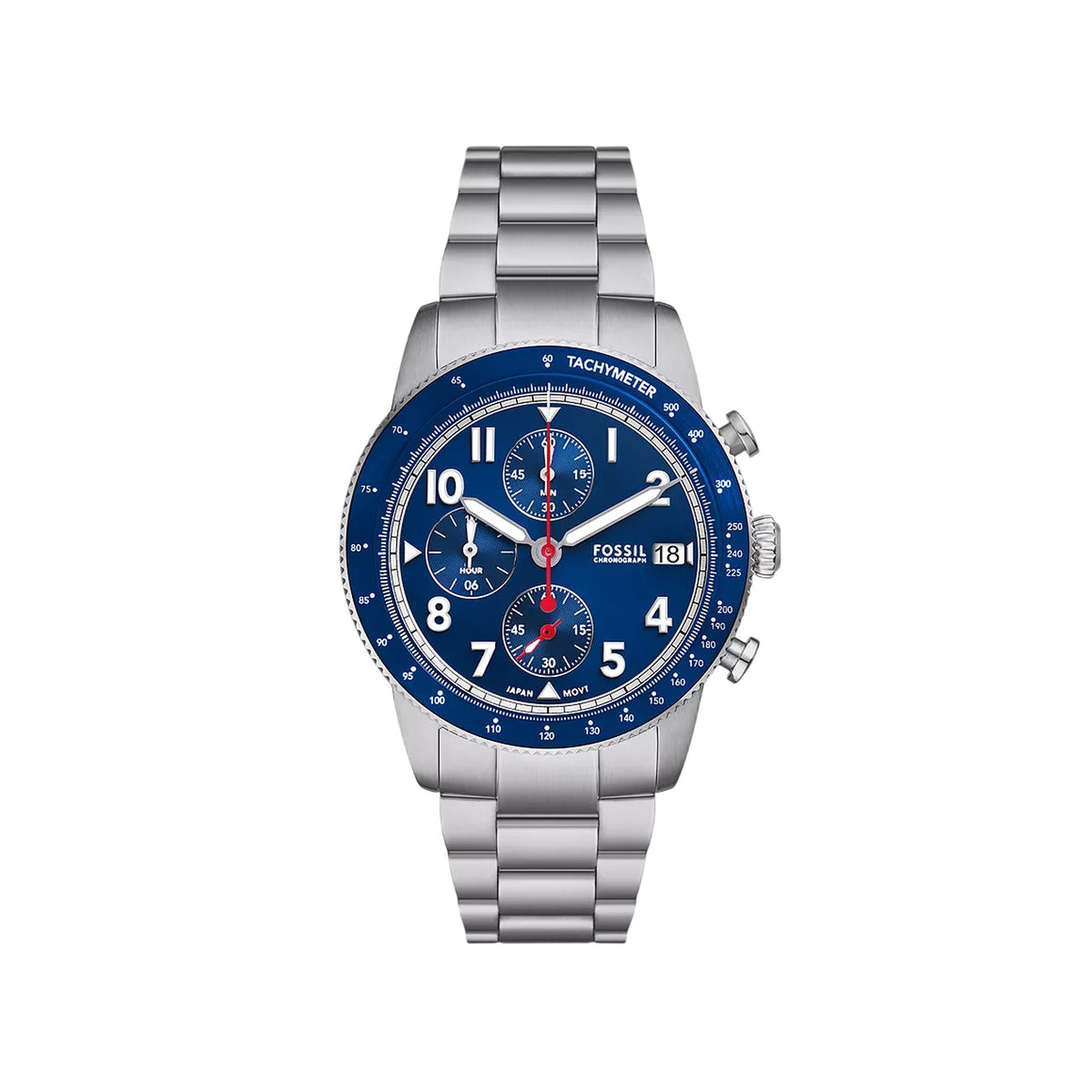 Fossil Sport Tourer Chronograph Stainless Steel Watch FS6047 Hauptbild