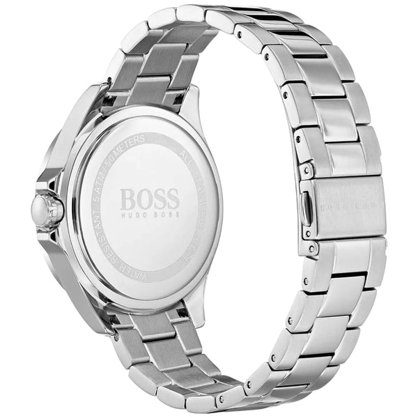 Hugo Boss Navigator Chronograph Silber Edelstahl HB1502442