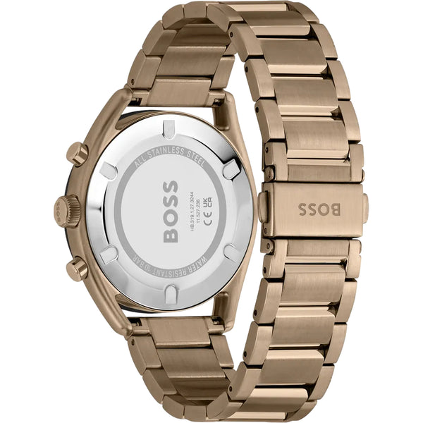 Hugo Boss Top Chronograph Gold Edelstahl Grün HB1514094