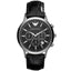 Emporio Armani Chronograph Schwarz Leder AR2447