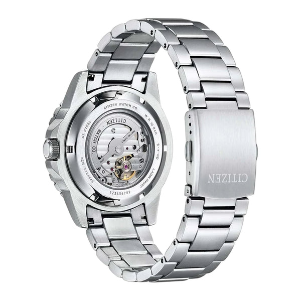 Citizen Mechanical Automatik-Herrenuhr Schwarz 43 mm NJ0120-81E