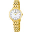 Festina Mademoiselle Damenuhr Weiß Gold Edelstahl F20745/1