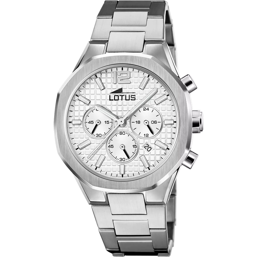 Lotus Chronograph Herrenuhr Silber Edelstahl 18847/1